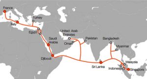 The second submarine cable is going on Sunday.