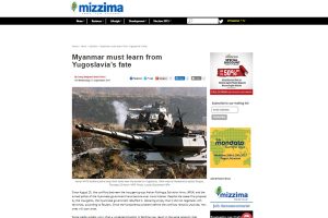 Myths should learn from the horrific consequences of Yugoslavia